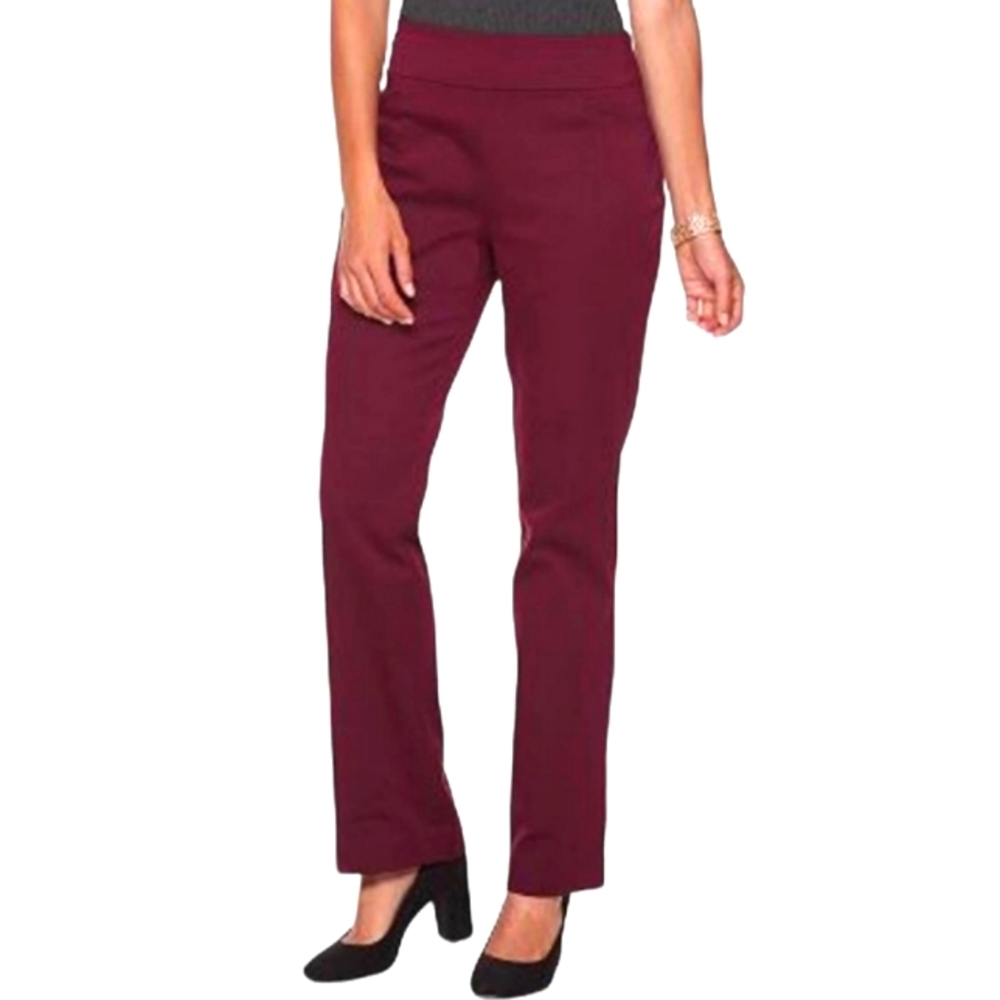 Croft & Barrow Easy Knit Straight Mid Rise Pants 3X